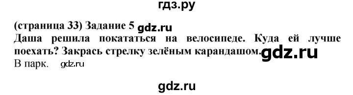 ГДЗ по окружающему миру 1 класс Плешаков проверочные работы  страница - 33, Решебник 2017