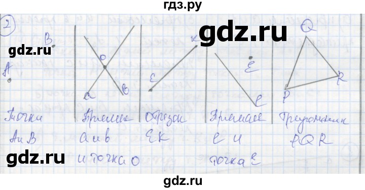 ГДЗ по геометрии 7 класс Дудницын рабочая тетрадь (к учебнику Погорелова)  задача - 2, Решебник