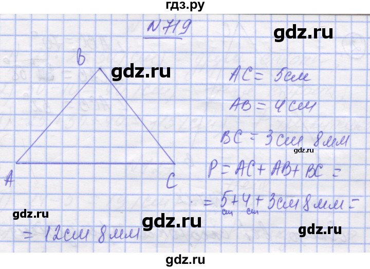 ГДЗ по математике 5 класс Истер   вправа - 719, Решебник №1