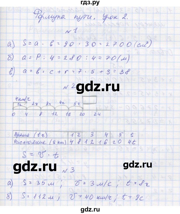 ГДЗ по математике 3 класс Петерсон рабочая тетрадь  часть 3 / уроки - 2, Решебник