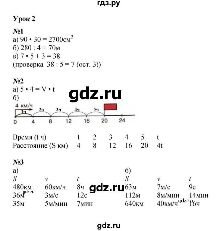 ГДЗ по математике 3 класс Петерсон рабочая тетрадь  часть 3 / уроки - 2, Решебник 2024