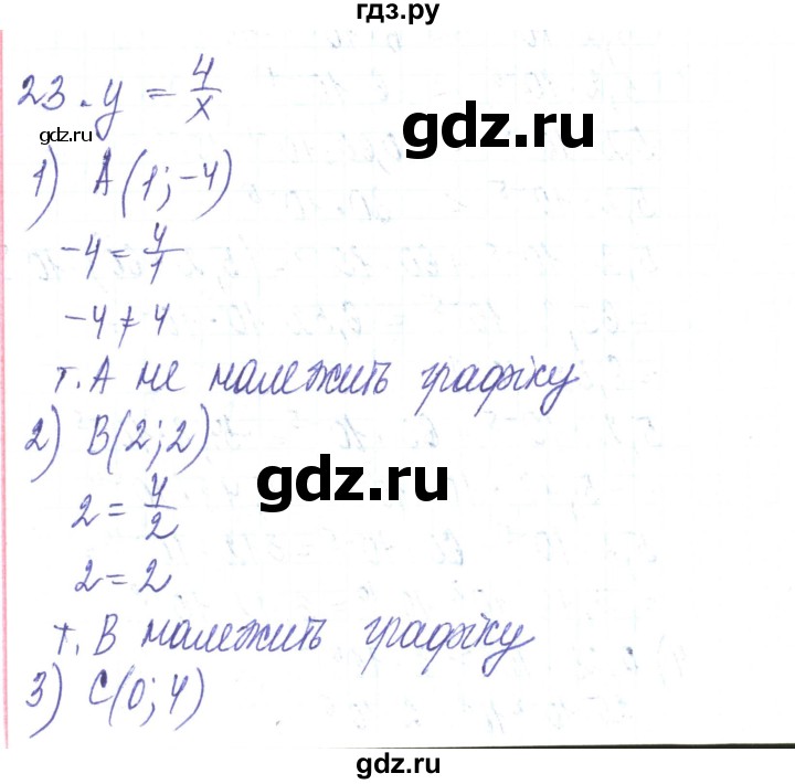 ГДЗ по алгебре 8 класс Тарасенкова   повторення / розділ 1 - 23, Решебник