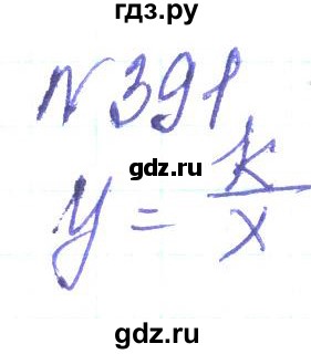ГДЗ по алгебре 8 класс Кравчук   вправа - 391, Решебник