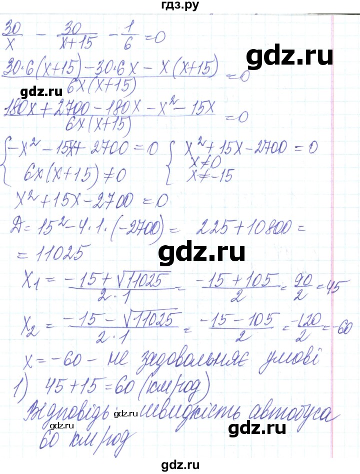 ГДЗ по алгебре 8 класс Кравчук   вправа - 992, Решебник