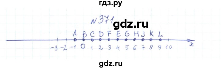 ГДЗ по алгебре 7 класс Тарасенкова   вправа - 371, Решебник