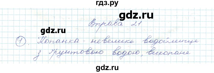 ГДЗ по украинскому языку 5 класс Ермоленко   вправа - 21, Решебник