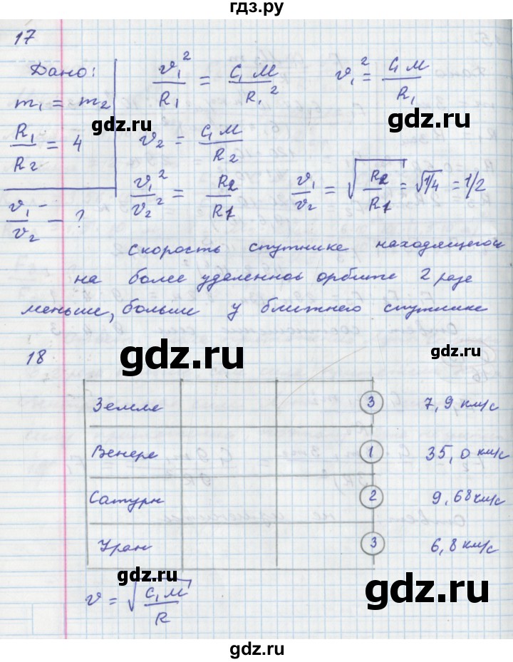 ГДЗ по физике 9 класс Артеменков тетрадь-тренажёр  страница - 19, Решебник