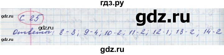 ГДЗ по физике 9 класс Артеменков тетрадь-тренажёр  страница - 25, Решебник