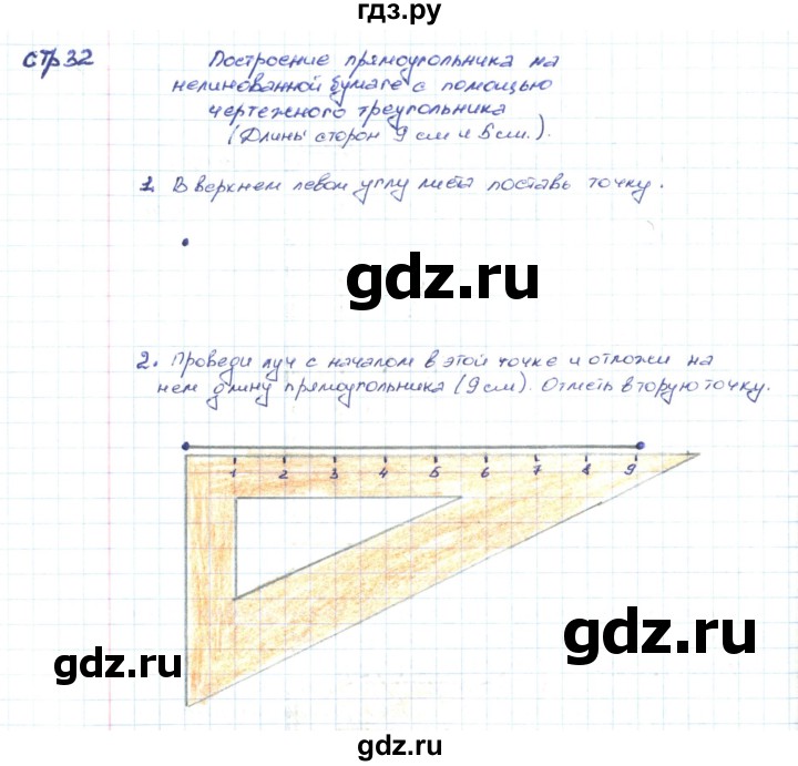 ГДЗ по математике 2 класс Волкова конструирование  страница - 32, Решебник