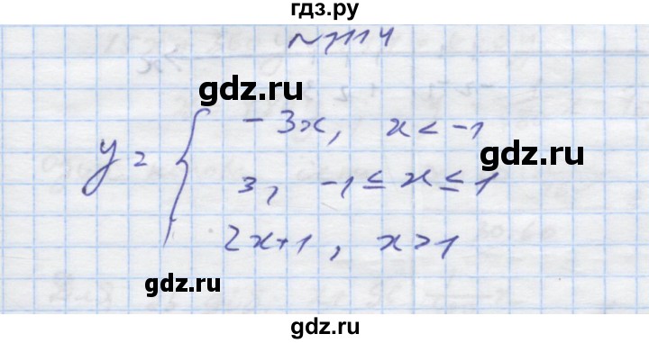 ГДЗ по алгебре 7 класс Истер   вправа - 1114, Решебник