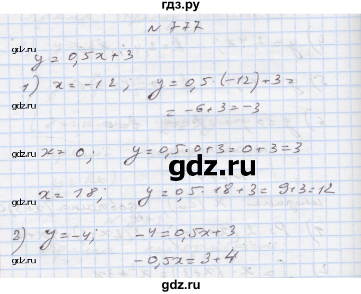 ГДЗ по алгебре 7 класс Истер   вправа - 777, Решебник