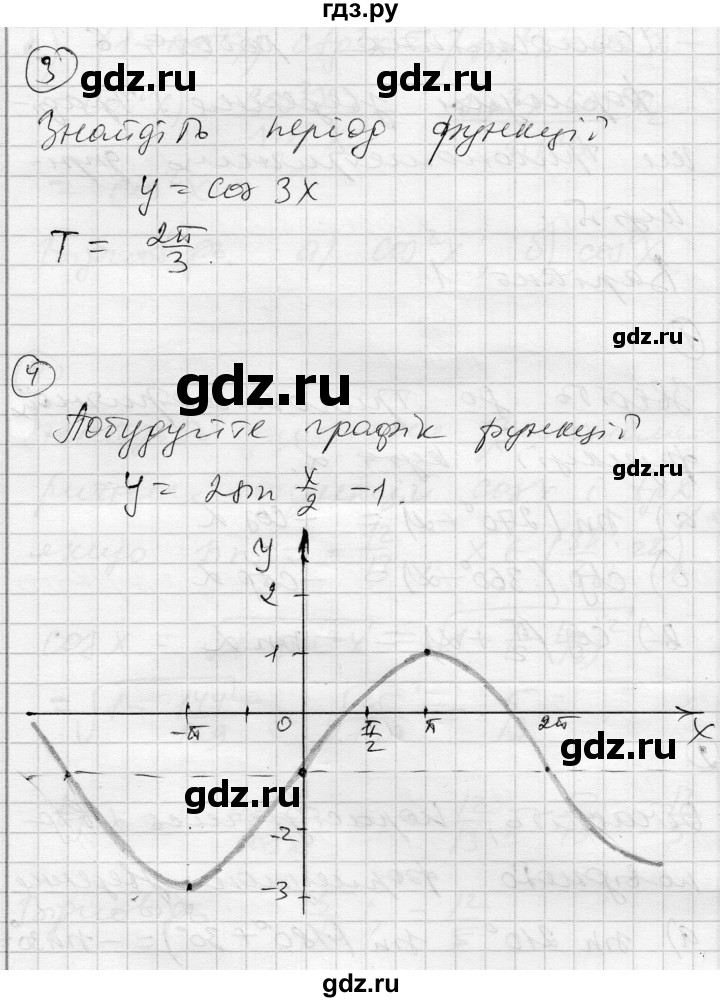 ГДЗ по алгебре 10 класс Скляренко комплексная тетрадь для контроля знаний Уровень стандарта сторінка - 19, Решебник
