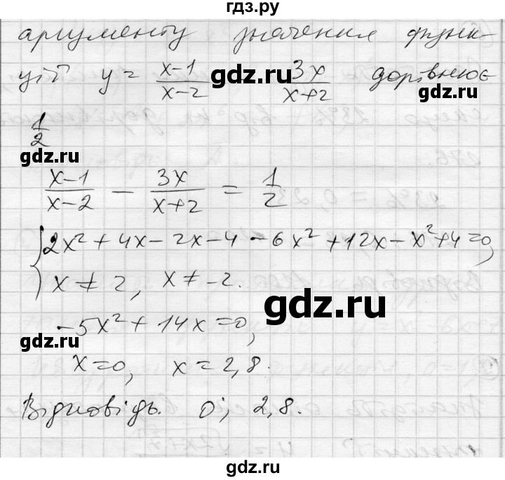 ГДЗ по алгебре 10 класс Скляренко комплексная тетрадь для контроля знаний Уровень стандарта сторінка - 28, Решебник