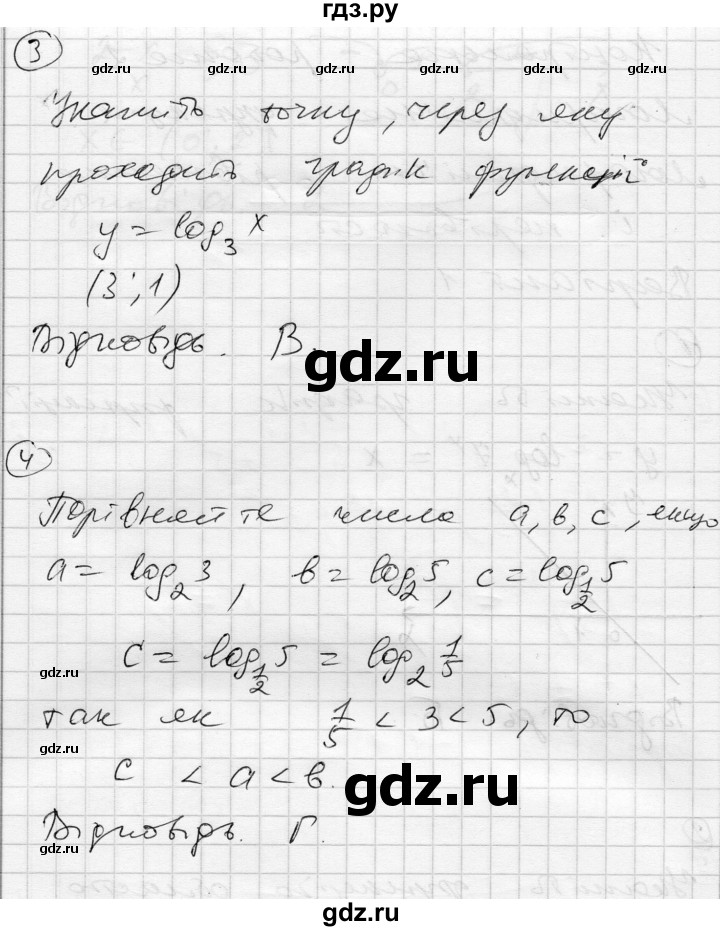 ГДЗ по алгебре 11 класс Зинченко комплексная тетрадь для контроля знаний Уровень стандарта сторінка - 21, Решебник