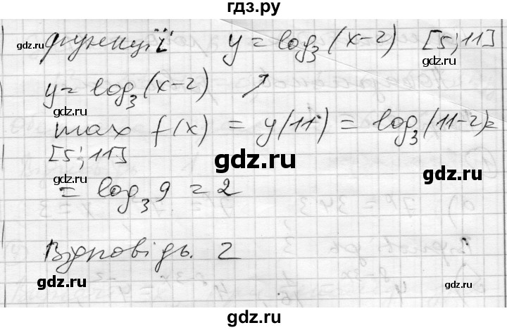 ГДЗ по алгебре 11 класс Зинченко комплексная тетрадь для контроля знаний Академический уровень сторінка - 12, Решебник