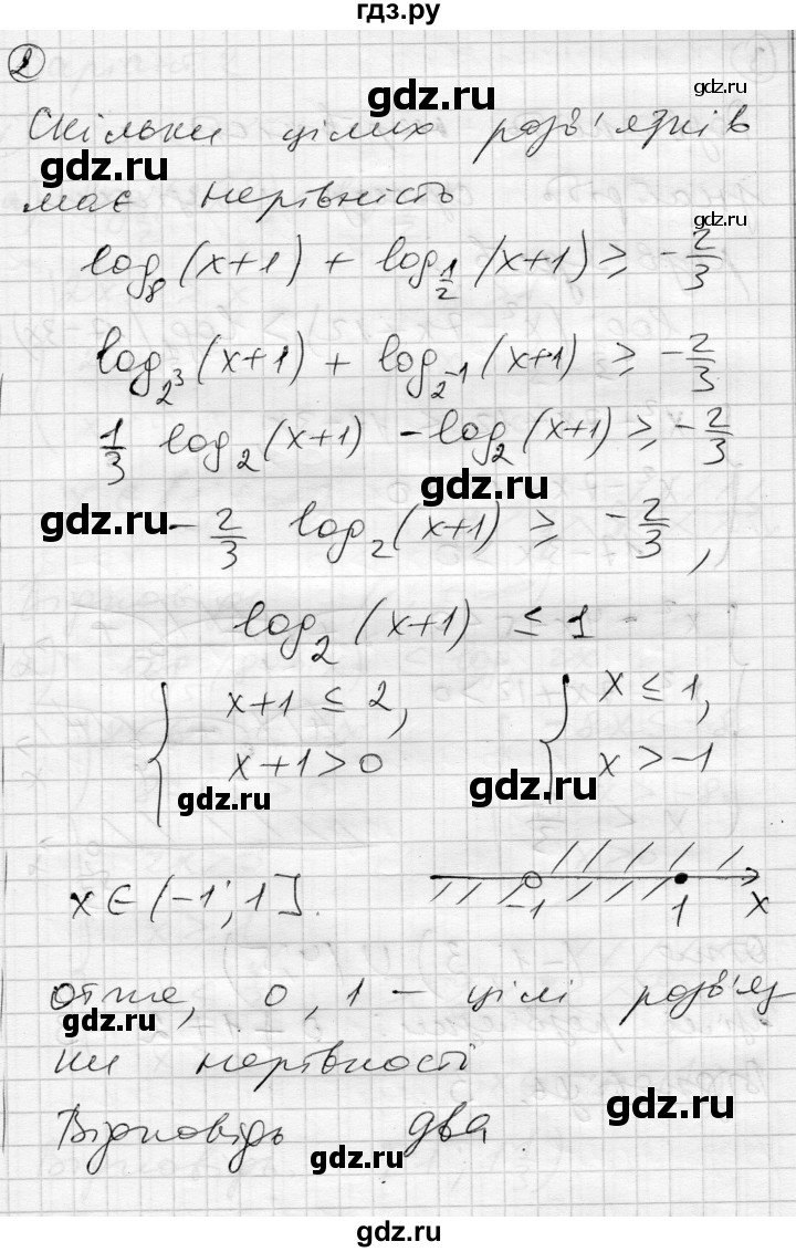ГДЗ по алгебре 11 класс Зинченко комплексная тетрадь для контроля знаний Академический уровень сторінка - 18, Решебник