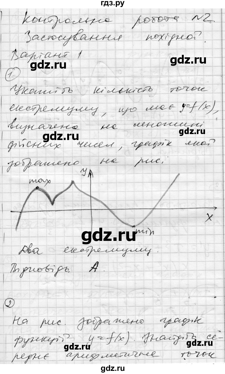 ГДЗ по алгебре 11 класс Зинченко комплексная тетрадь для контроля знаний Академический уровень сторінка - 33, Решебник