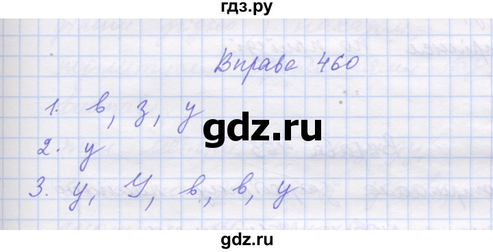 ГДЗ по украинскому языку 7 класс Заболотний   вправа - 460, Решебник