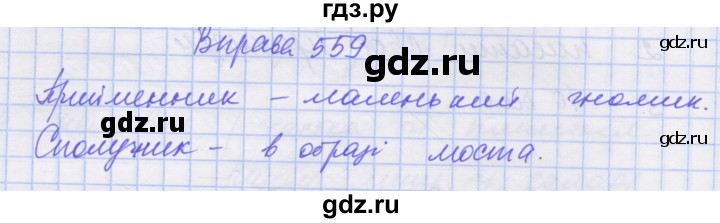 ГДЗ по украинскому языку 7 класс Заболотний   вправа - 559, Решебник