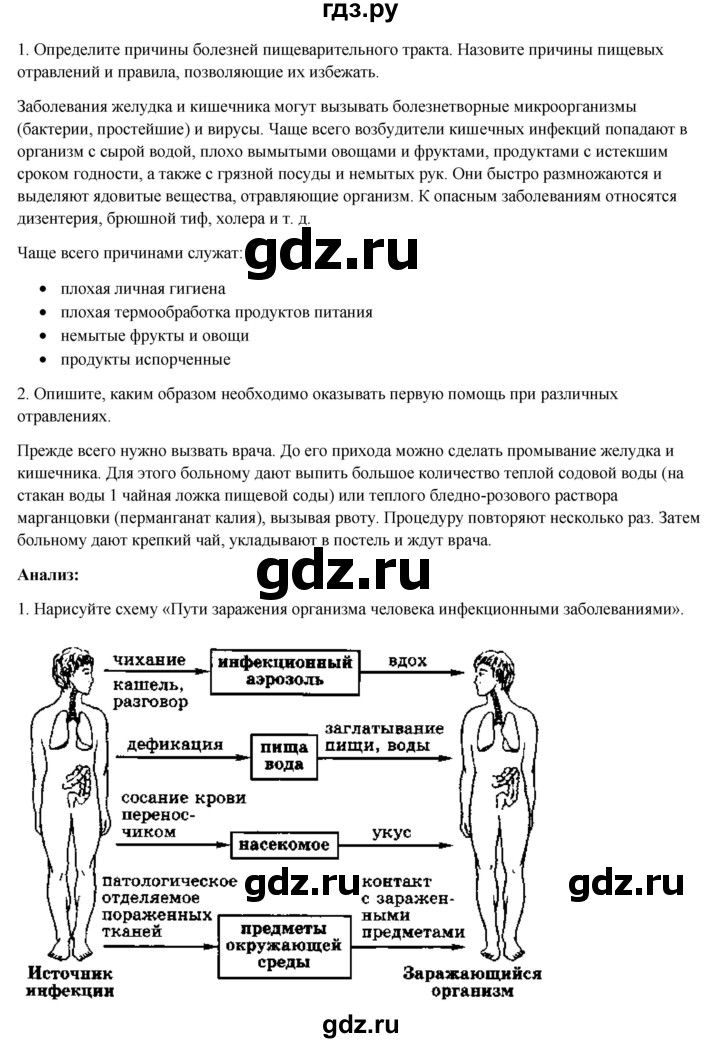 ГДЗ по биологии 8 класс Соловьёва   параграф - 13, Решебник