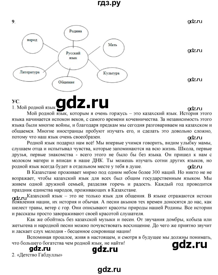 ГДЗ по русскому языку 6 класс Жанпейс   Часть 2. страница - 92, Решебник