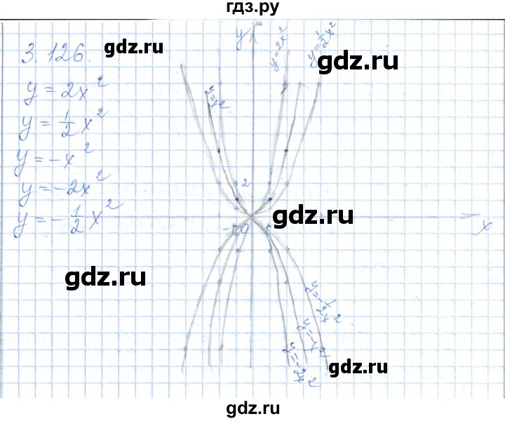 ГДЗ по алгебре 7 класс Шыныбеков   раздел 3 - 3.126, Решебник