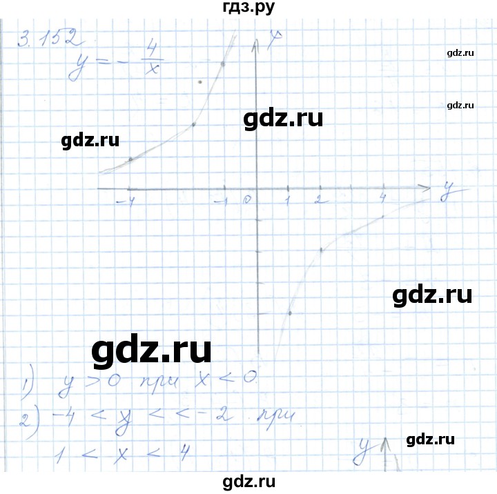 ГДЗ по алгебре 7 класс Шыныбеков   раздел 3 - 3.152, Решебник