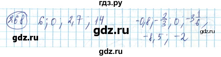 ГДЗ по математике 6 класс Алдамуратова   упражнение - 268, Решебник