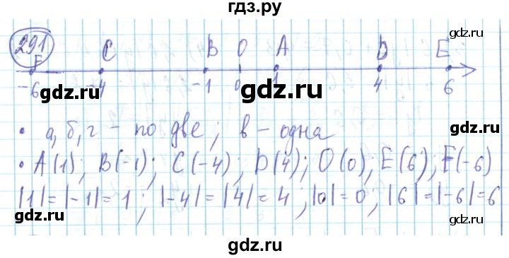 ГДЗ по математике 6 класс Алдамуратова   упражнение - 291, Решебник