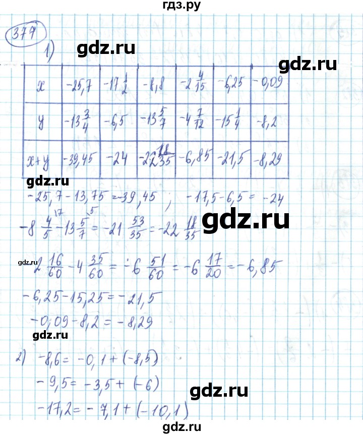ГДЗ по математике 6 класс Алдамуратова   упражнение - 377, Решебник