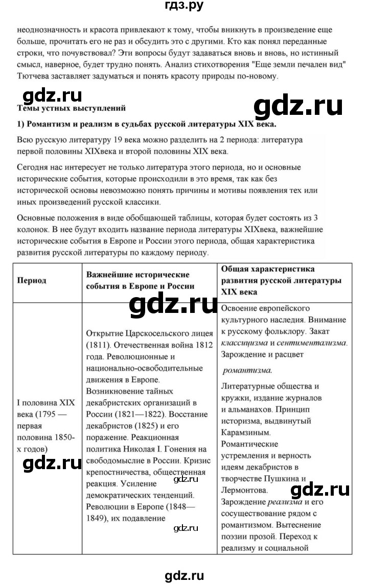 ГДЗ по литературе 10 класс Курдюмова  Базовый уровень страница - 434, Решебник