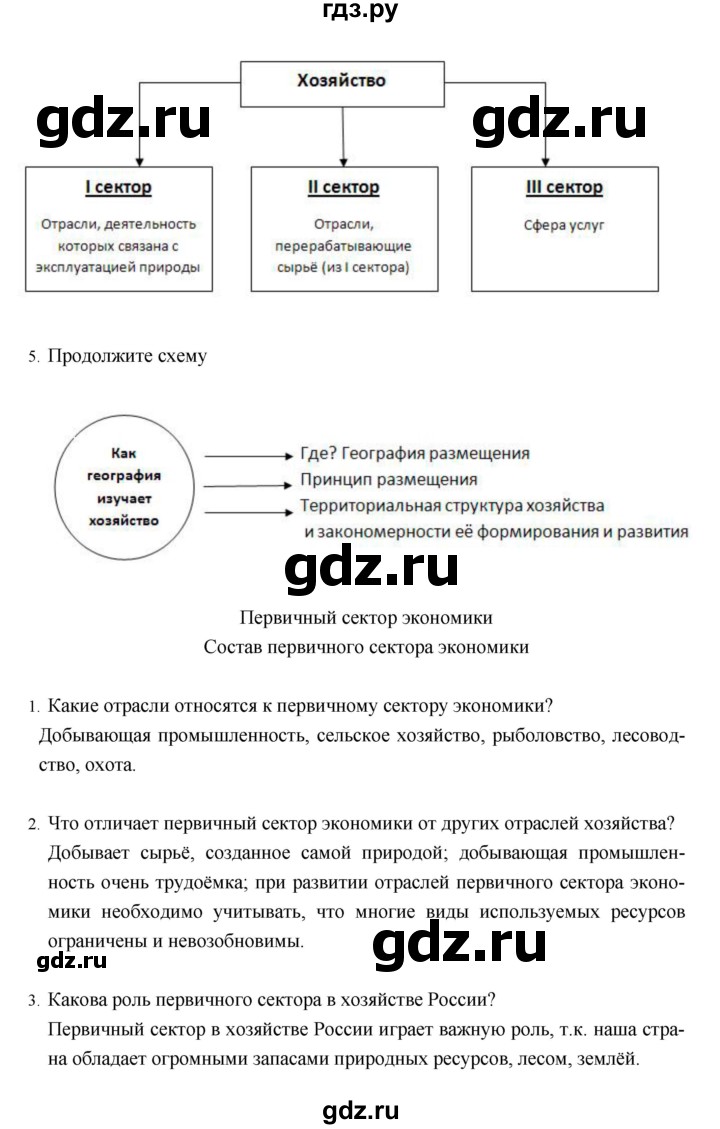 ГДЗ по географии 8 класс Баринова рабочая тетрадь  страница - 103–110, Решебник