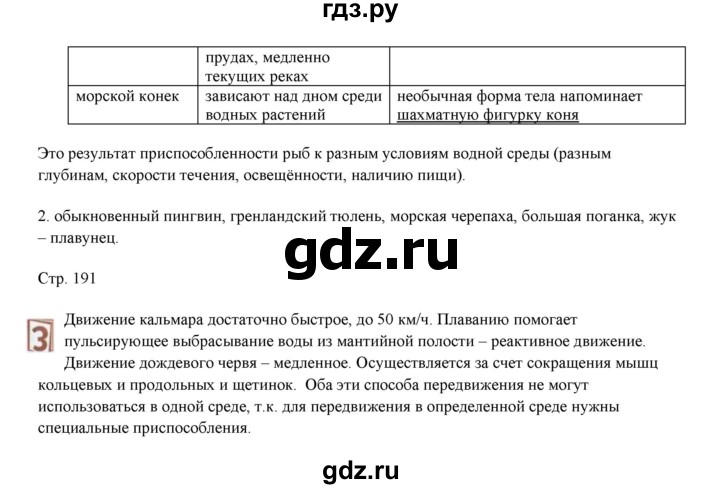 ГДЗ по биологии 7 класс Шаталова   параграф - 42, Решебник