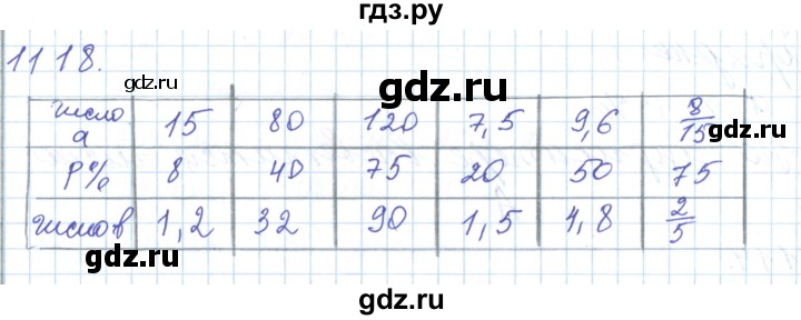 ГДЗ по математике 5 класс Алдамуратова   упражнение - 1118, Решебник