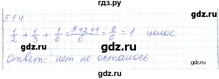 ГДЗ по математике 5 класс Алдамуратова   упражнение - 514, Решебник