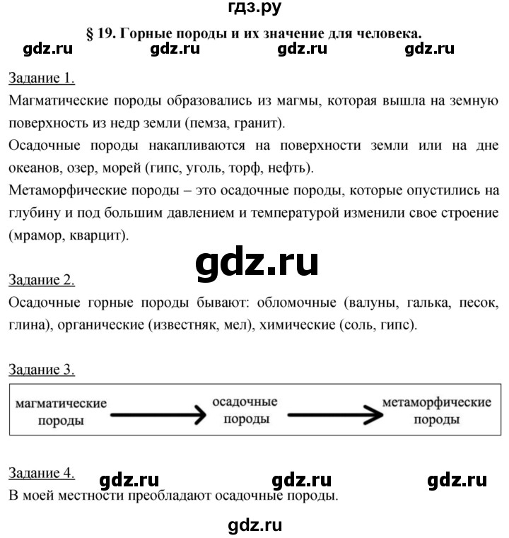 ГДЗ по географии 5‐6 класс Климанова   параграф - 19, Решебник