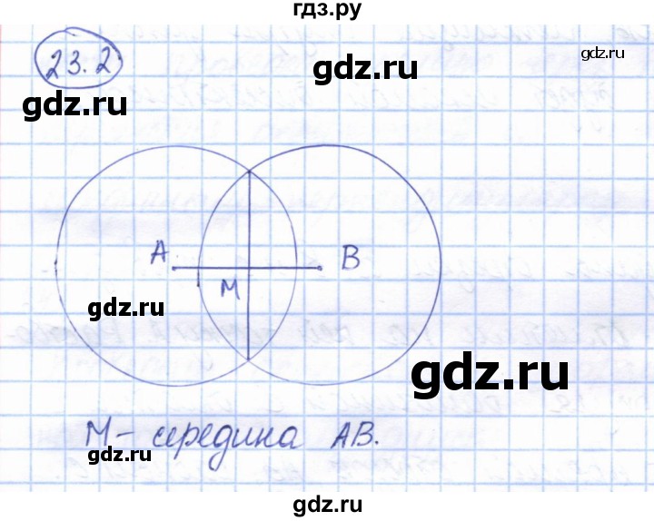 ГДЗ по геометрии 7 класс Смирнов   упражнение / параграф 23 - 23.2, Решебник