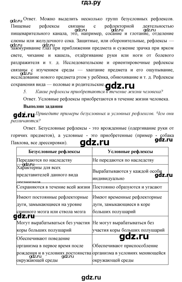 ГДЗ по биологии 8 класс Сивоглазов   параграф - 50, Решебник