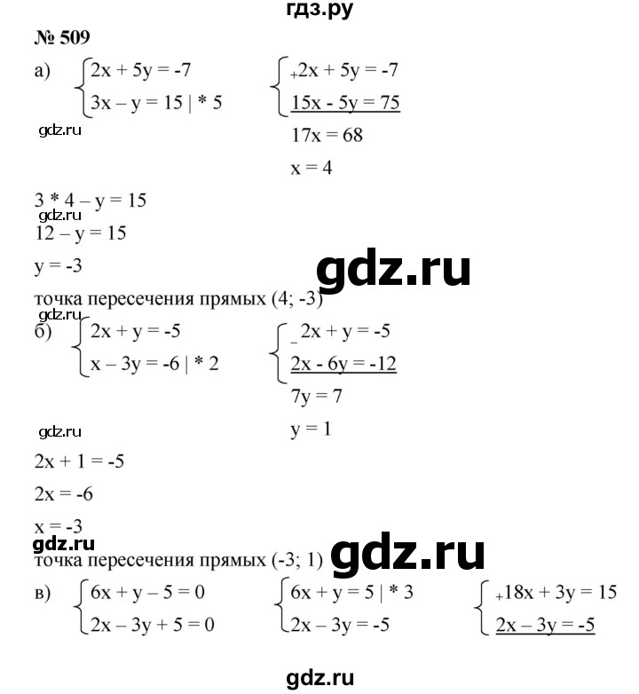 ГДЗ по алгебре 8 класс Бунимович   упражнение - 509, Решебник