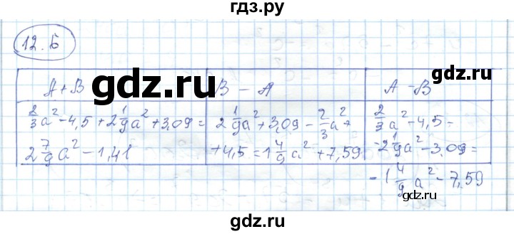 ГДЗ по алгебре 7 класс Абылкасымова   параграф 12 - 12.6, Решебник