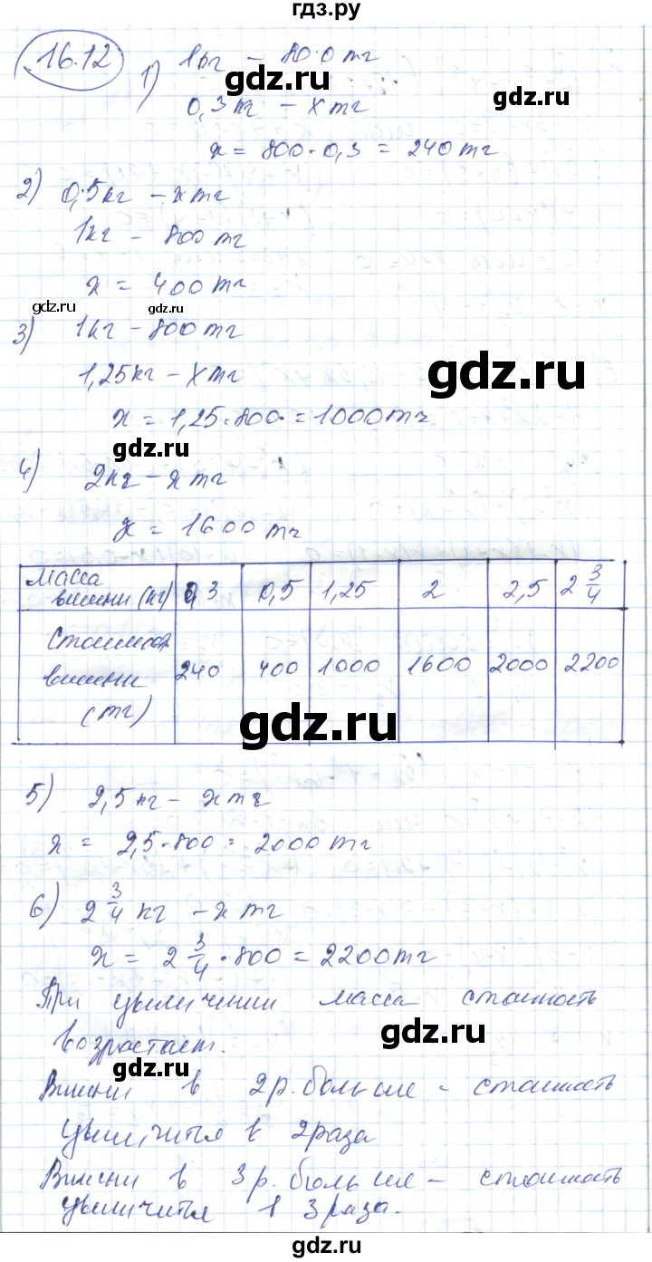 ГДЗ по алгебре 7 класс Абылкасымова   параграф 16 - 16.12, Решебник