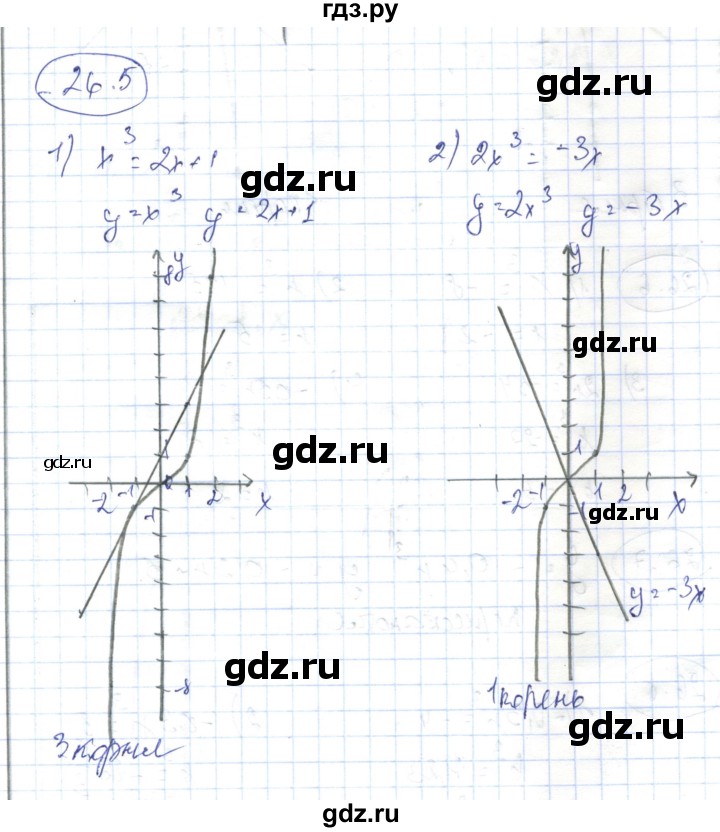 ГДЗ по алгебре 7 класс Абылкасымова   параграф 26 - 26.5, Решебник