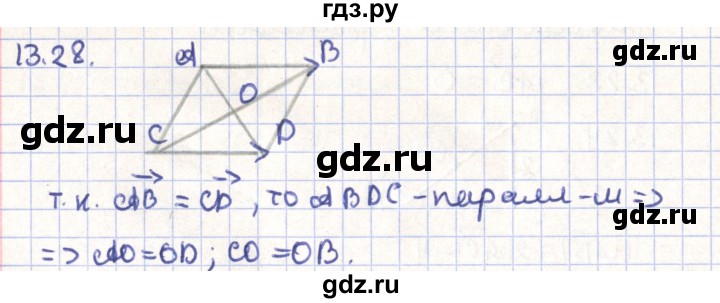 ГДЗ по геометрии 9 класс Мерзляк  Углубленный уровень параграф 13 - 13.28, Решебник