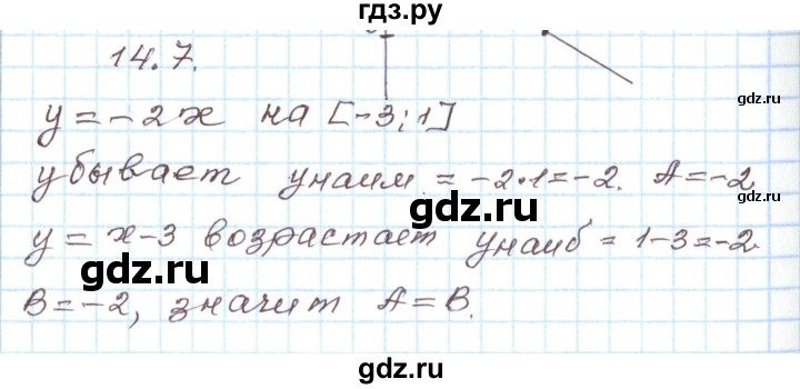 ГДЗ по алгебре 7 класс Мордкович   параграф 14 - 14.7, Решебник