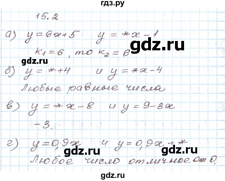ГДЗ по алгебре 7 класс Мордкович   параграф 15 - 15.2, Решебник