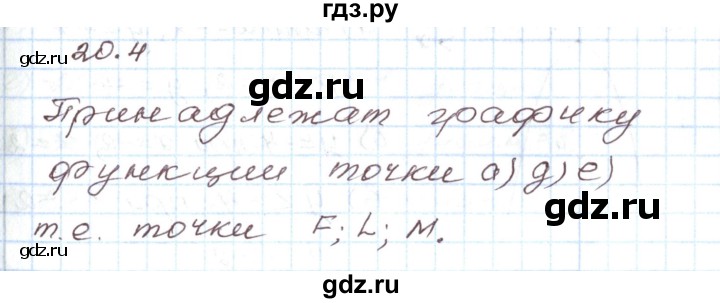 ГДЗ по алгебре 7 класс Мордкович   параграф 20 - 20.4, Решебник