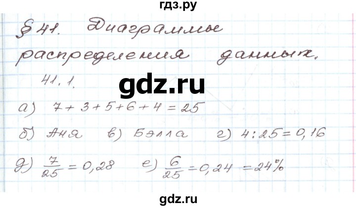 ГДЗ по алгебре 7 класс Мордкович   параграф 41 - 41.1, Решебник