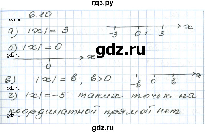 ГДЗ по алгебре 7 класс Мордкович   параграф 6 - 6.10, Решебник