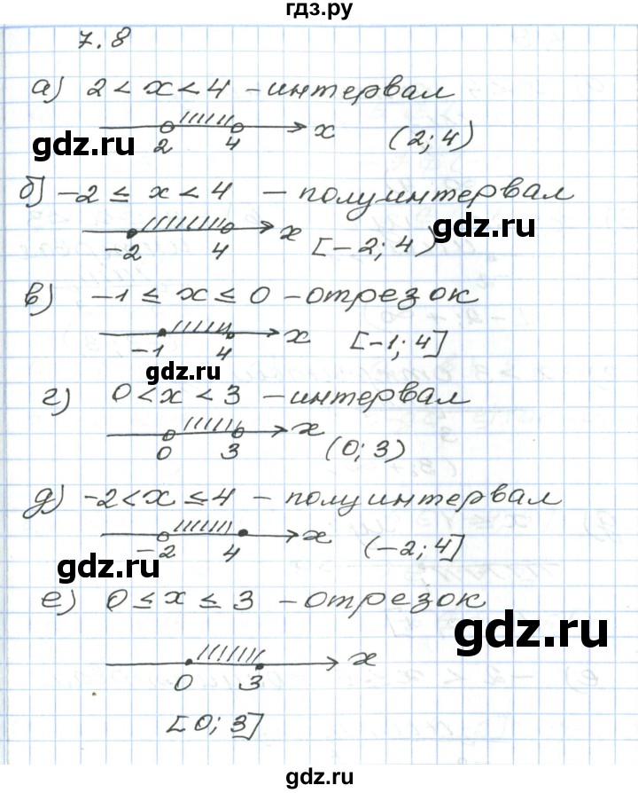 ГДЗ по алгебре 7 класс Мордкович   параграф 7 - 7.8, Решебник