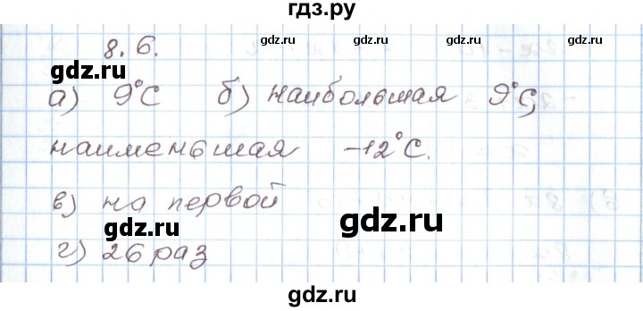 ГДЗ по алгебре 7 класс Мордкович   параграф 8 - 8.6, Решебник